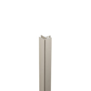 Binnen- en buitenhoekprofiel rvs pvc wand