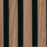 Silentlines lattenwand tegel walnoot