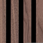 Silentlines lattenwand walnoot