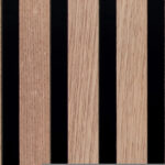 Silentlines lattenwand licht eiken