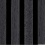 Silentlines lattenwand zwart eiken