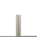 Binnen- en buitenhoekprofiel rvs pvc wand