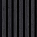 Silentlines lattenwand zwart eiken