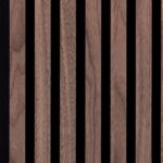 Silentlines lattenwand walnoot