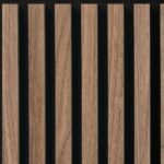 Silentlines lattenwand tegel walnoot