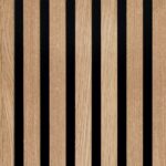 Silentlines lattenwand licht eiken